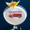 Firetruck Printed Drink Topper - XLarge - In Context