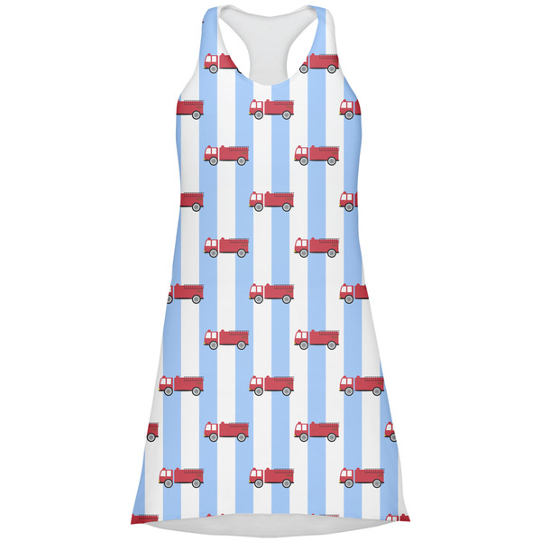 Custom Firetruck Racerback Dress - X Small