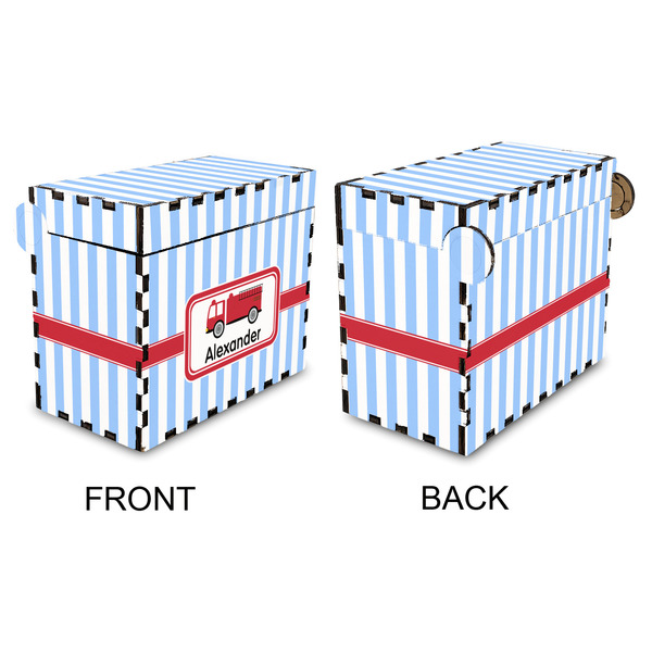 Firetruck Recipe Box - Full Color - Approval