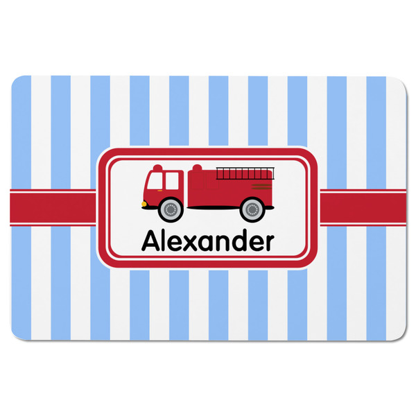 Firetruck Rectangular Fridge Magnet - FRONT