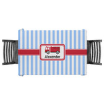 Firetruck Tablecloth - 58"x58" (Personalized)