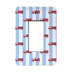 Firetruck Rocker Style Light Switch Cover - Single Switch