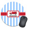 Firetruck Round Mouse Pad (Personalized)