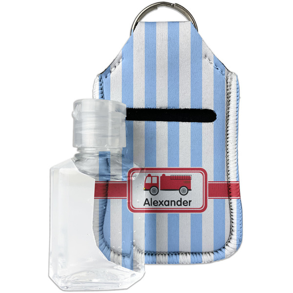 Custom Firetruck Hand Sanitizer & Keychain Holder - Small (Personalized)