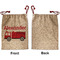 Firetruck Santa Bag - Approval - Front