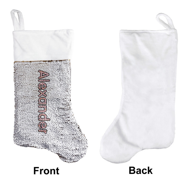Firetruck Sequin Stocking - Approval