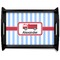 Firetruck Black Wooden Tray - Large (Personalized)