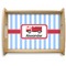 Firetruck Natural Wooden Tray - Large (Personalized)
