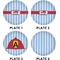 Firetruck Set of Lunch / Dinner Plates (Approval)