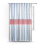 Firetruck Sheer Curtains (Personalized)