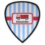 Firetruck Iron on Shield Patch A w/ Name or Text