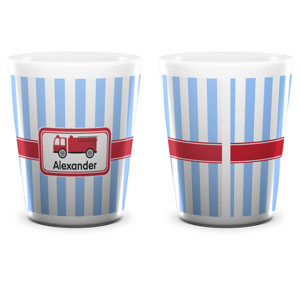 Firetruck Shot Glass - White - APPROVAL