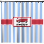 Firetruck Shower Curtain (Personalized)