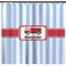 Firetruck Shower Curtain - 71" x 74" (Personalized)