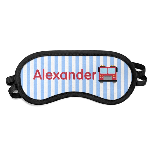 Custom Firetruck Sleeping Eye Mask - Small (Personalized)