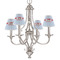 Firetruck Small Chandelier Shade - LIFESTYLE (on chandelier)