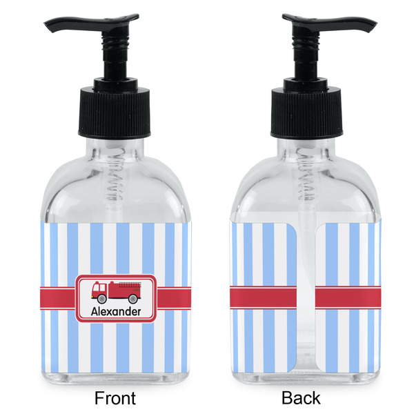 Firetruck Glass Soap/Lotion Dispenser - Approval