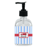 Firetruck Glass Soap & Lotion Bottle - Single Bottle (Personalized)