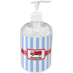 Firetruck Acrylic Soap & Lotion Bottle (Personalized)