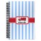 Firetruck Spiral Notebook - 7x10 w/ Name or Text