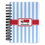 Firetruck Spiral Notebook - 5x7 w/ Name or Text
