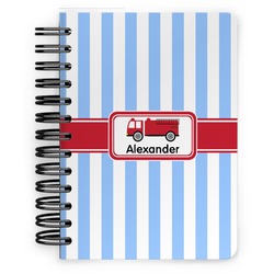 Firetruck Spiral Notebook - 5x7 w/ Name or Text