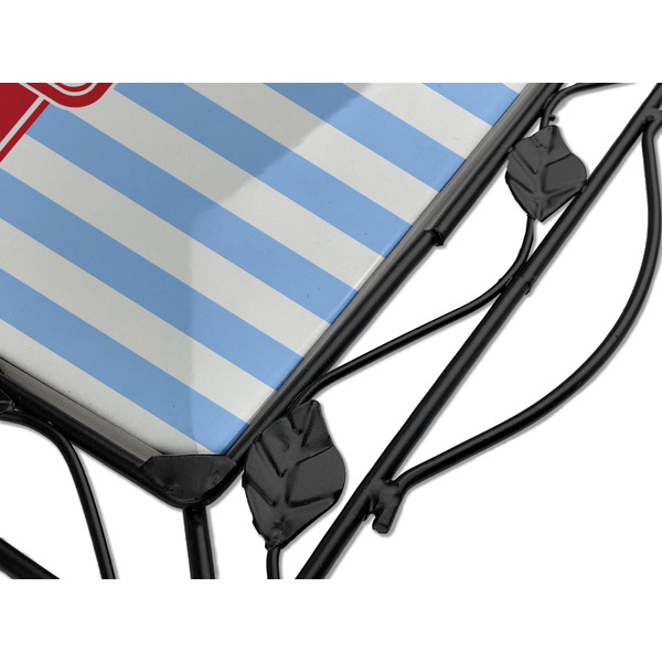 Firetruck Square Trivet - Detail