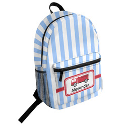 Firetruck Student Backpack (Personalized)