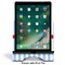 Firetruck Stylized Tablet Stand - Front with ipad