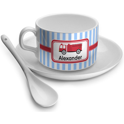 Firetruck Tea Cup (Personalized)