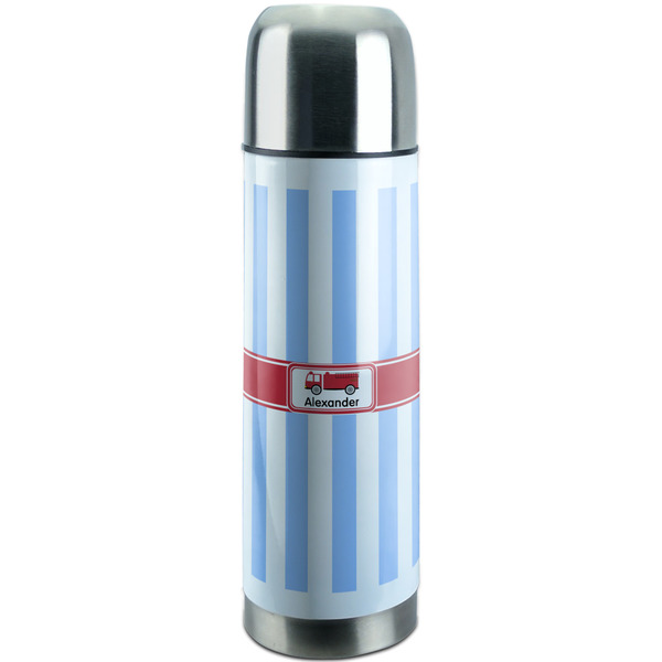 Custom Firetruck Stainless Steel Thermos (Personalized)