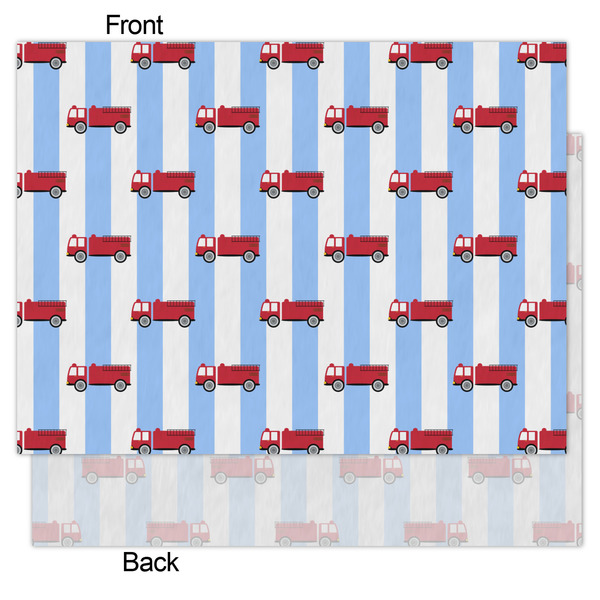 Firetruck Tissue Paper - Heavyweight - Medium - Front & Back
