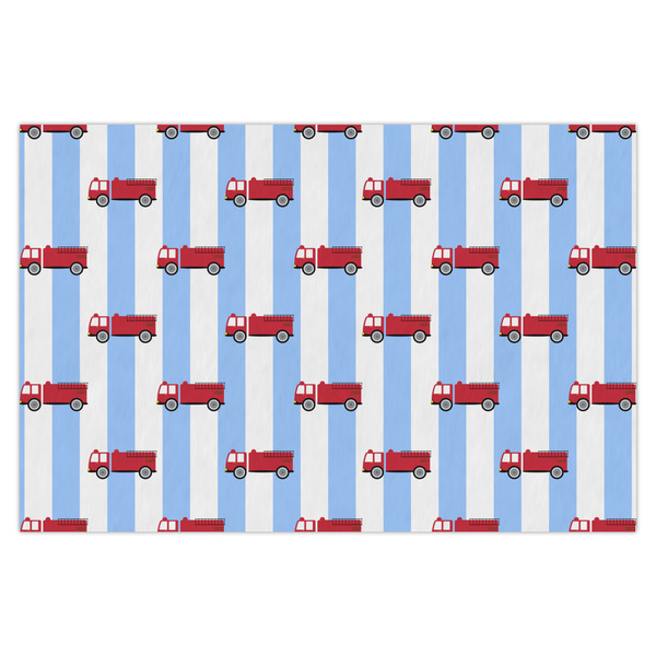 Custom Firetruck Tissue Paper Sheets - X-Large - Heavyweight