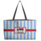 Firetruck Beach Totes Bag - w/ Black Handles (Personalized)