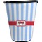 Firetruck Waste Basket - Double Sided (Black) (Personalized)
