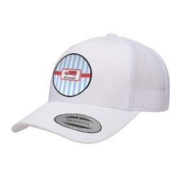 Firetruck Trucker Hat - White (Personalized)