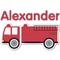 Firetruck Wall Graphic Decal