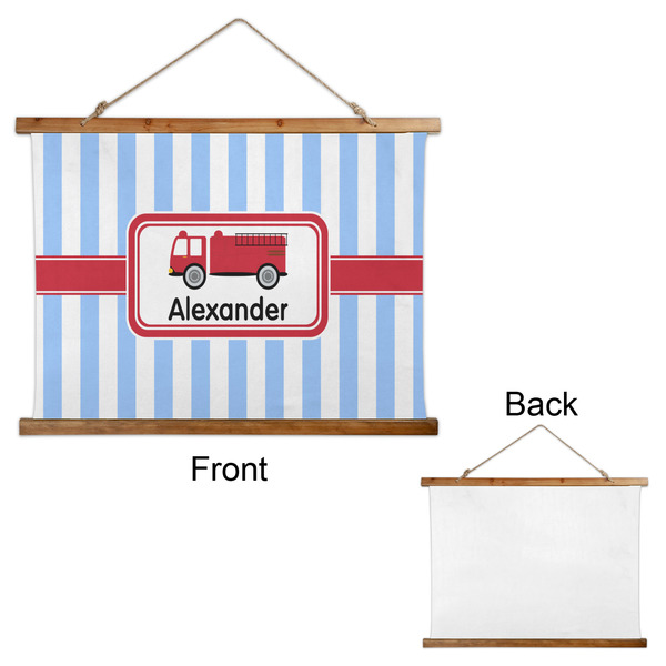 Firetruck Wall Hanging Tapestry - Landscape - APPROVAL