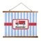 Firetruck Wall Hanging Tapestry - Wide (Personalized)