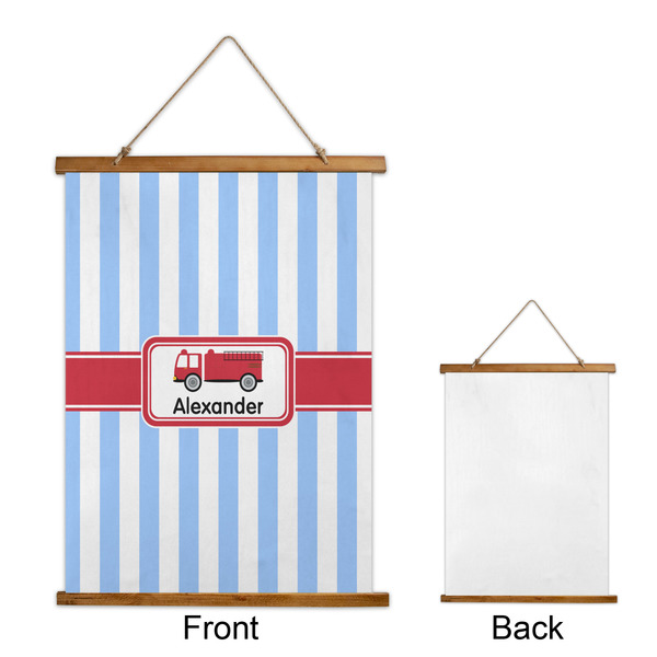 Firetruck Wall Hanging Tapestry - Portrait - APPROVAL