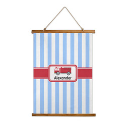 Firetruck Wall Hanging Tapestry (Personalized)
