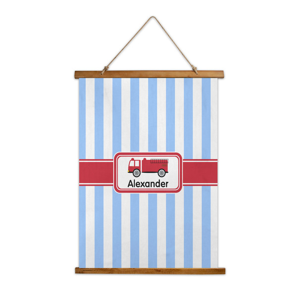Custom Firetruck Wall Hanging Tapestry (Personalized)