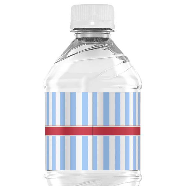 Firetruck Water Bottle Label - Back View