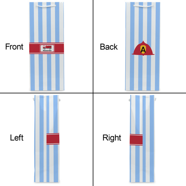 Firetruck Wine Gift Bag - Gloss - Approval