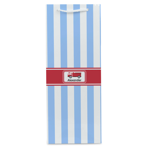 Firetruck Wine Gift Bag - Matte - Front