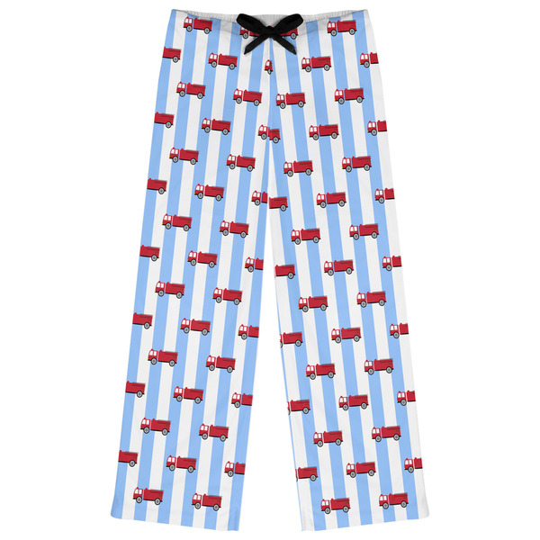 Custom Firetruck Womens Pajama Pants - M