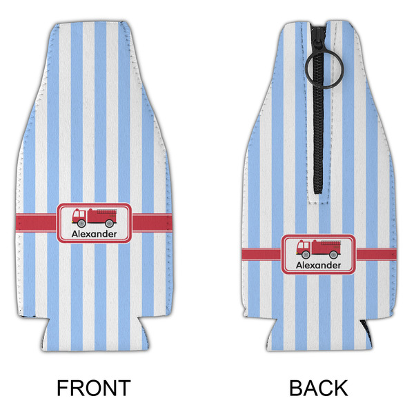 Firetruck Zipper Bottle Cooler - APPROVAL