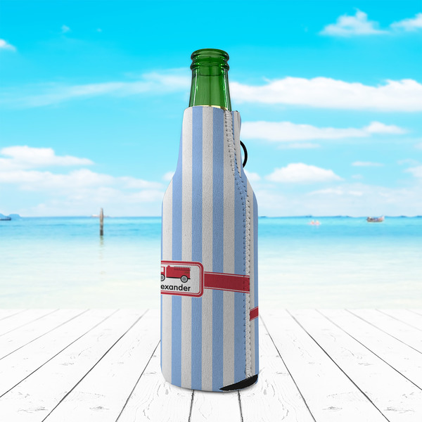 Firetruck Zipper Bottle Cooler - LIFESTYLE