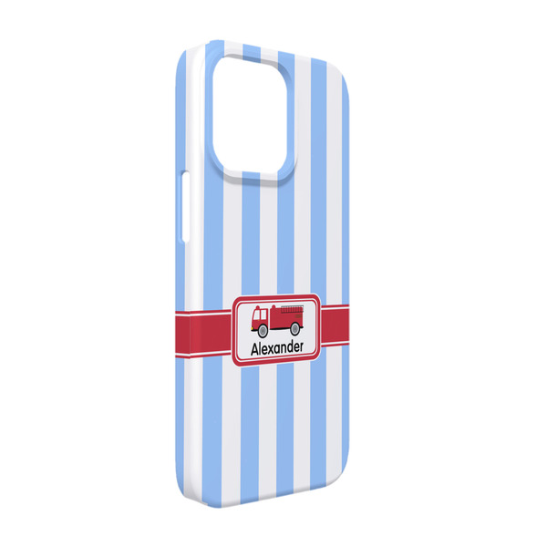 Custom Firetruck iPhone Case - Plastic - iPhone 13 Pro (Personalized)