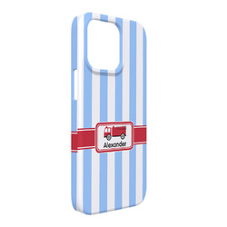 Firetruck iPhone Case - Plastic - iPhone 13 Pro Max (Personalized)
